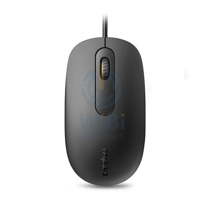 Rapoo N200 Wired Optical Mouse - 1600 DPI / Black Accessories > Keyboard & Mouse