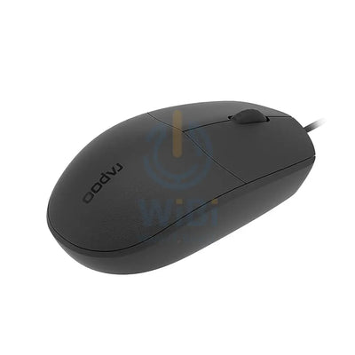 Rapoo N200 Wired Optical Mouse - 1600 DPI / Black Accessories > Keyboard & Mouse