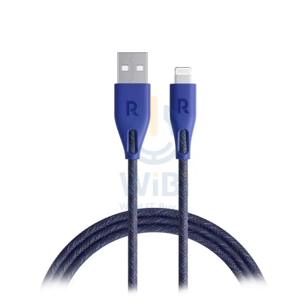 RavPower Cable USB A To Lightning 3m - Nylon - Blue Accessories > Cables & Converters > Cables