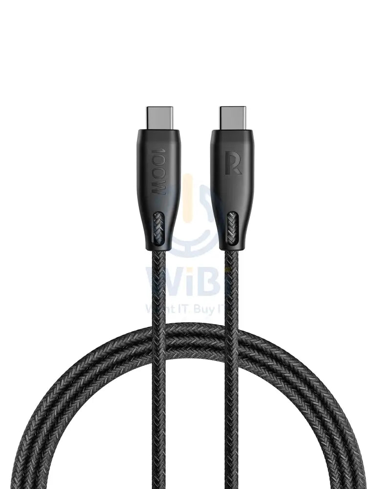 Ravpower Fast charging Type-C-C Cable 1.5m 100W - Black Accessories > Cables & Converters > Cables