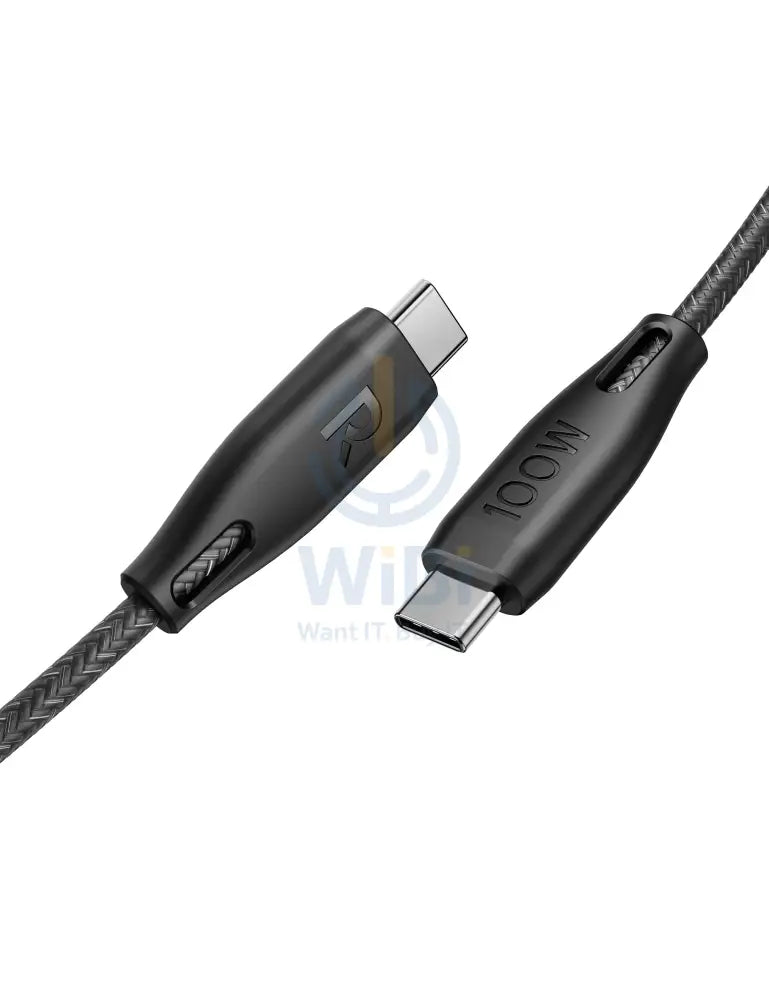 Ravpower Fast charging Type-C-C Cable 1.5m 100W - Black Accessories > Cables & Converters > Cables