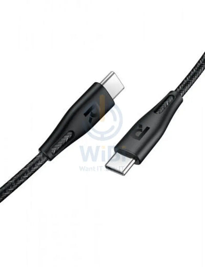 Ravpower Fast charging USB-C to USB-C Cable 60W 2M - Black Accessories > Cables & Converters > Cables
