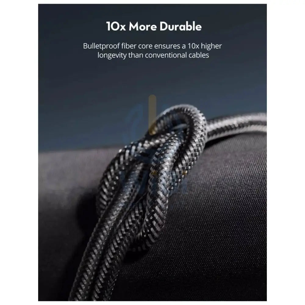 RAVPower Nylon Braided Cable - USB-C To USB-C / 1 Meter / Black