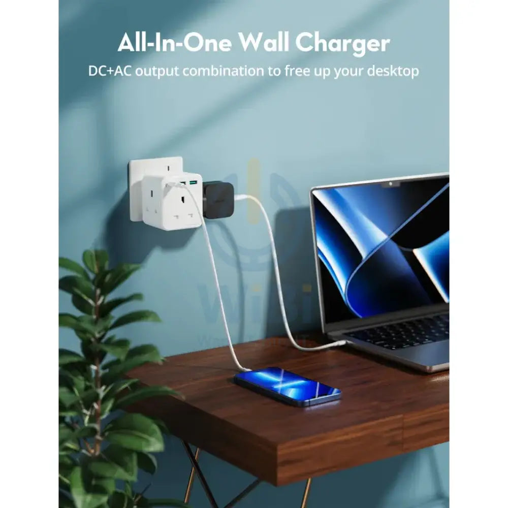 RAVPower PD 20W Wall Charger with 3 AC Plug - White Accessories > Power > Power Protection > Surge Protector > Offer