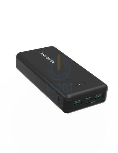 RAVPower PD Pioneer Power Bank - 20000mAh / 15W / 4 Ports / Black Accessories > Power Bank