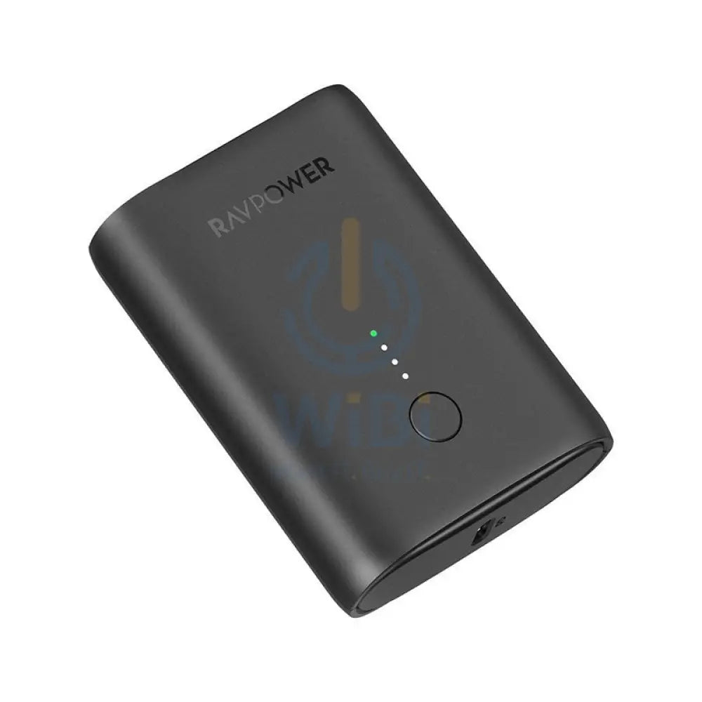 RAVPower PD+QC 2-Port 18W Power Bank - 10,000 mAh / Black