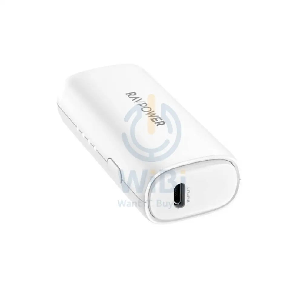 RAVPower Portable Power Bank with iSmart QC - 3350mAh / White Accessories > Power Bank > Offer Zone