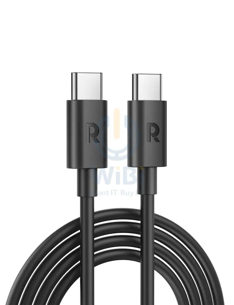 RAVPower RP-CB068 2m Type-C to Type-C Cable TPE Black Accessories > Cables & Converters > Cables > Offer Zone