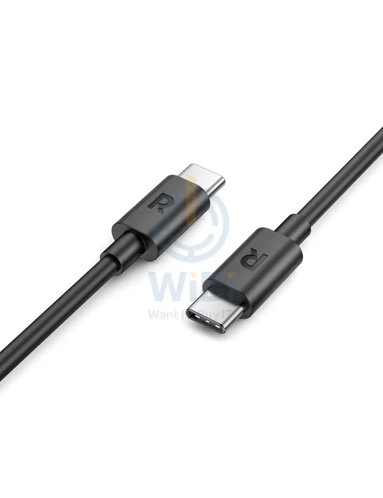 RAVPower RP-CB068 2m Type-C to Type-C Cable TPE Black Accessories > Cables & Converters > Cables > Offer Zone