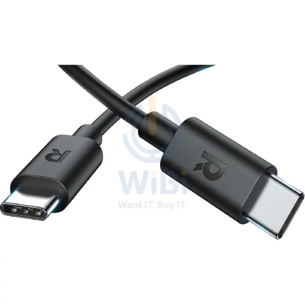 RAVPower RP-CB068 2m Type-C to Type-C Cable TPE Black Accessories > Cables & Converters > Cables > Offer Zone