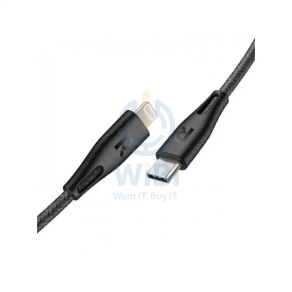 RAVPower RP-CB1017 Type-C to Light Cable 1.2m - Nylon Black Accessories > Cables & Converters > Cables
