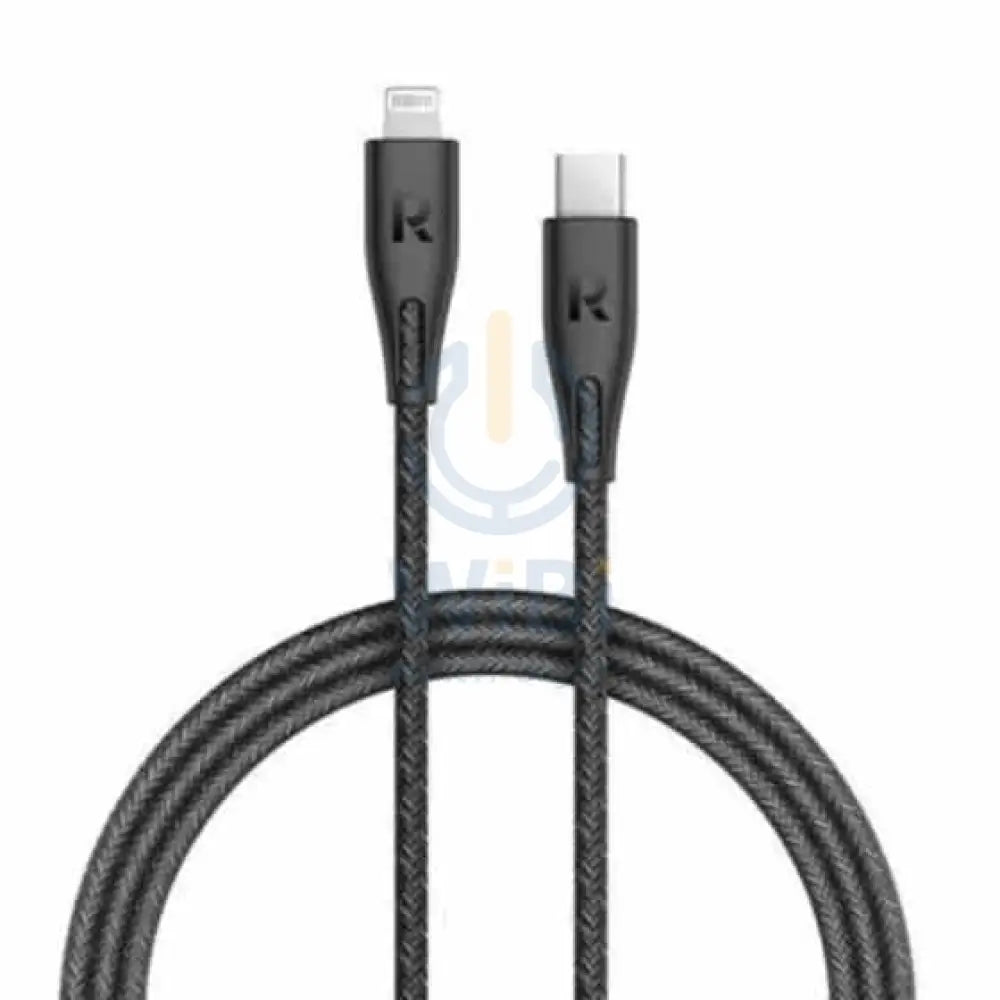 RAVPower RP-CB1017 Type-C to Light Cable 1.2m - Nylon Black Accessories > Cables & Converters > Cables