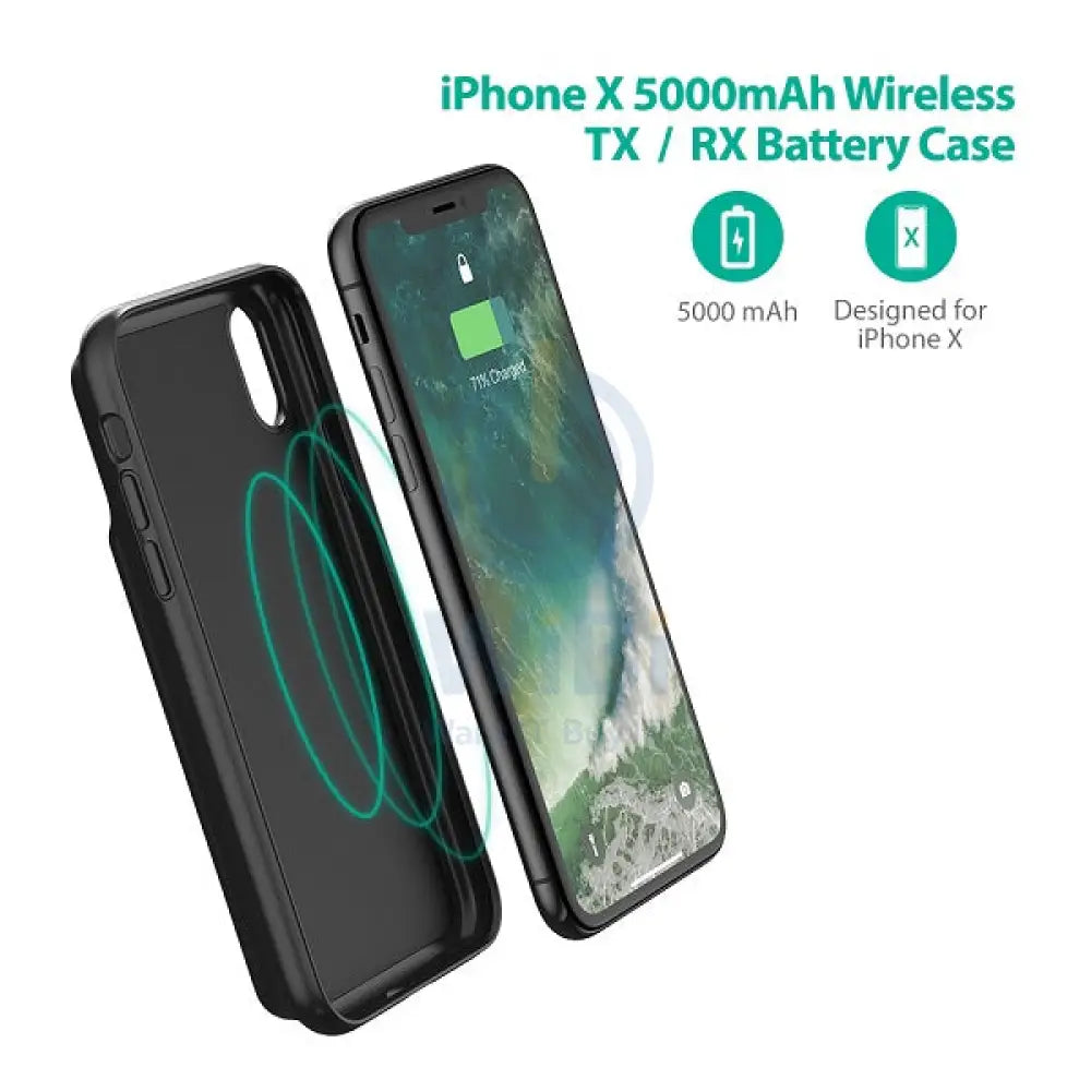 RAVPower RP-PB120 3200mAh Wireless Battery Case - Black Accessories > Power Bank