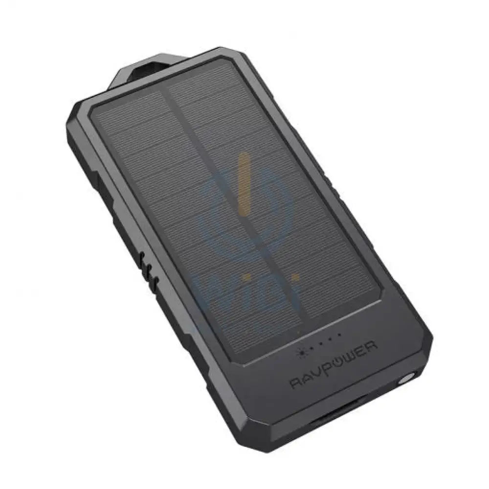 RAVPower RP-PB124 Solar Portable Power Bank - 15000mAh / Black Accessories > Power Bank