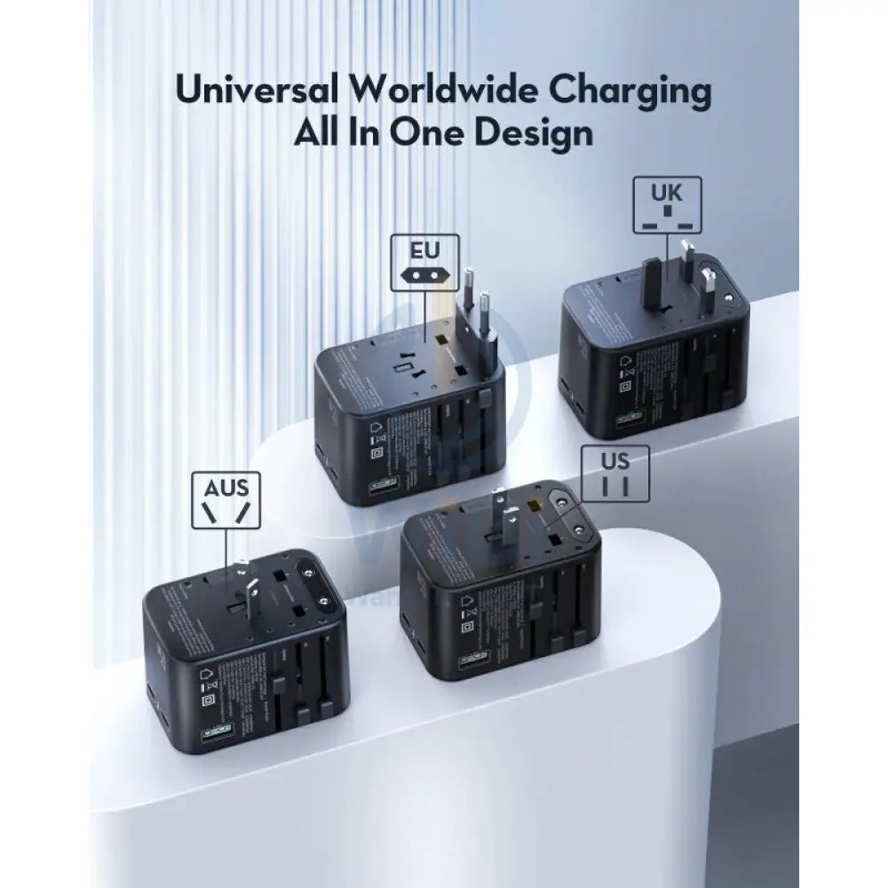 RAVPower RP-PC1034 PD PIONEER 65W 3-Port Travel Charger Accessories > Power Adapters