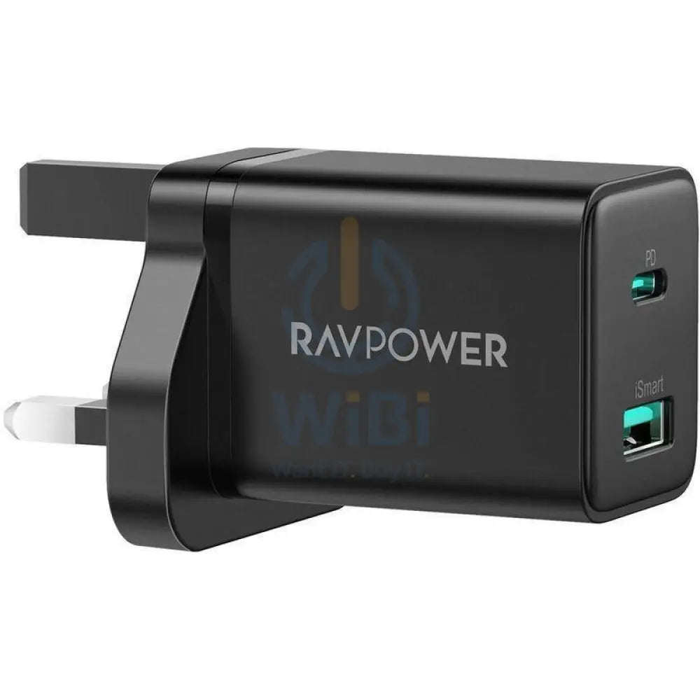 رافا باور RP-PC170 PD 30W حائط شاحن 1A1C- أسود اكسسوارات > طاقة محولات