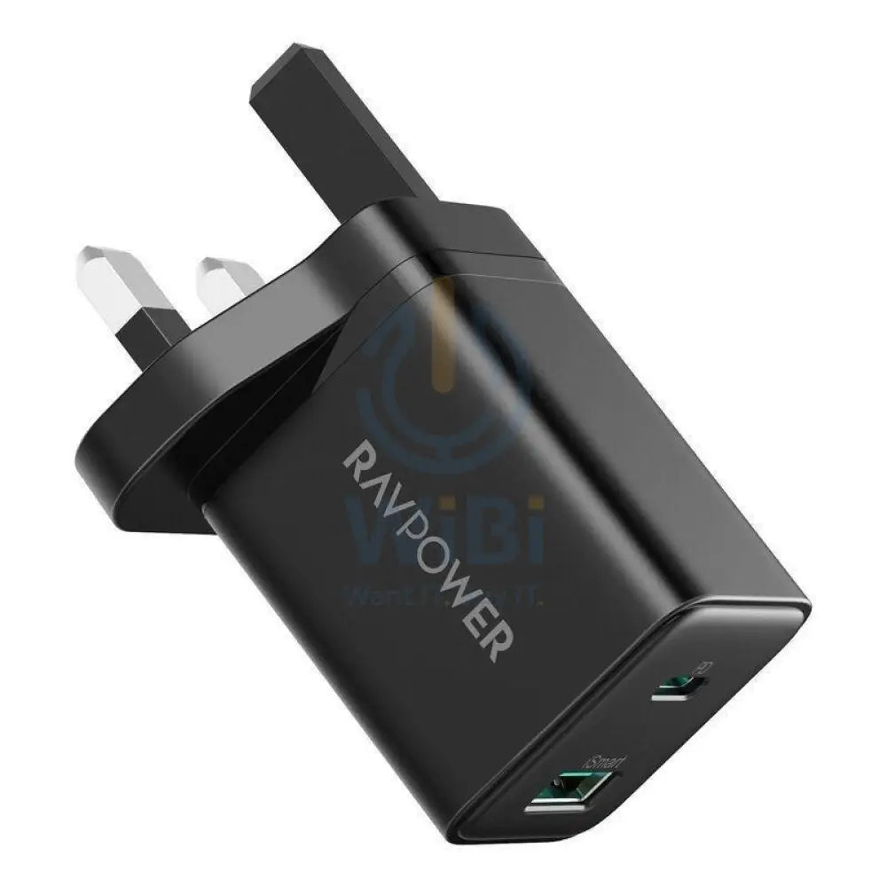 رافا باور RP-PC170 PD 30W حائط شاحن 1A1C- أسود اكسسوارات > طاقة محولات