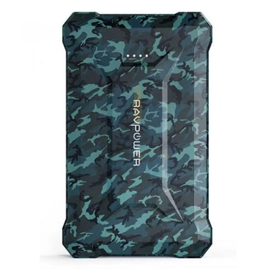 RavPower Rugged Series 10050mAh Waterproof Portable Charger Power Bank - Camouflage Accessories > Power Adapters