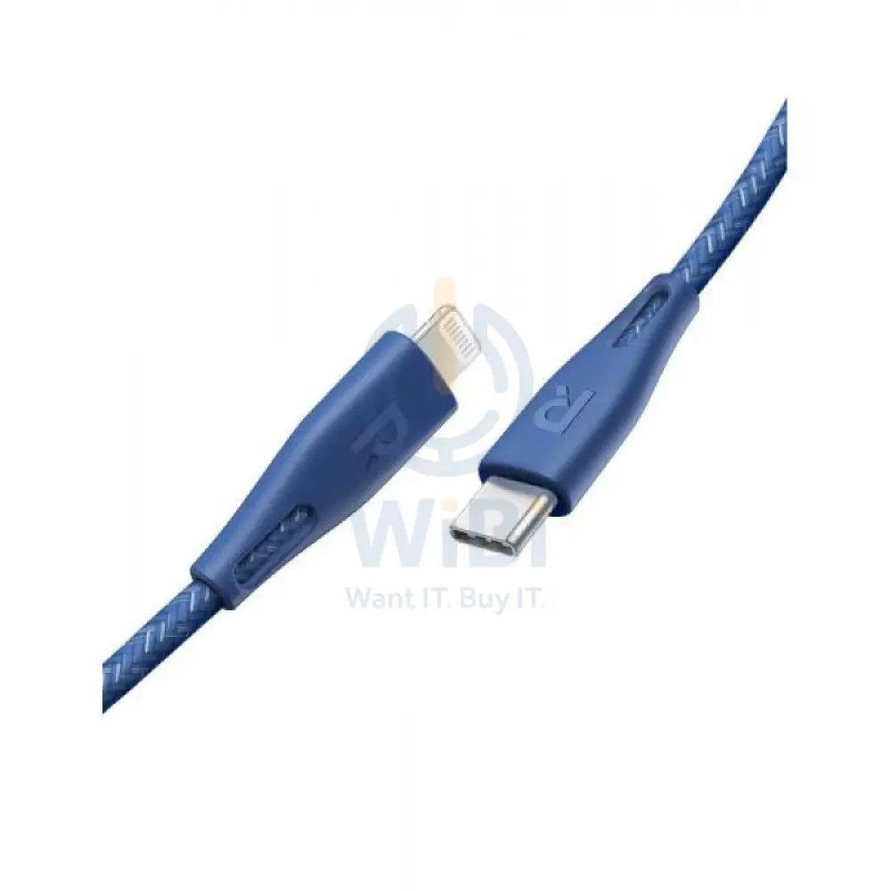 RAVPower Type-C to Lightning Cable 2m Nylon Blue Accessories > Cables & Converters > Cables