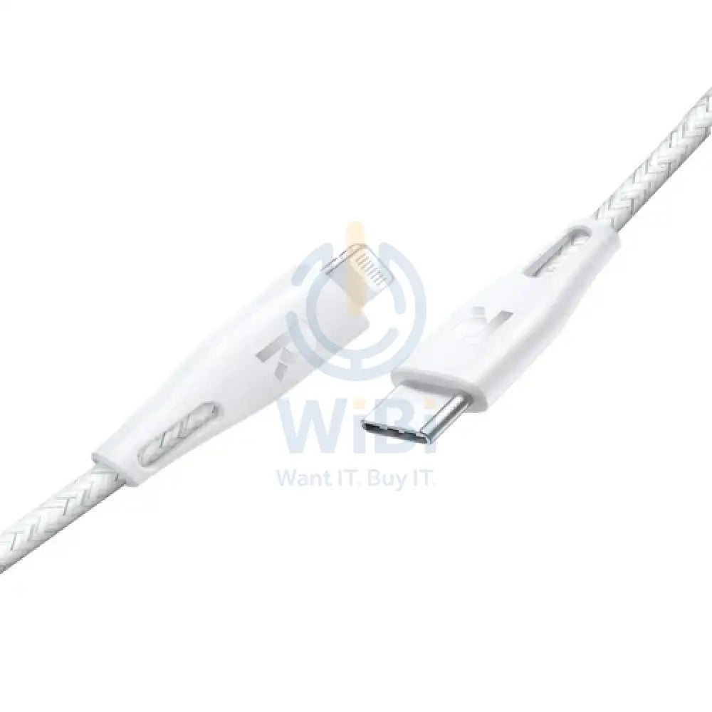 RAVPower Type-C to Lightning Cable 2m Nylon White Accessories > Cables & Converters > Cables