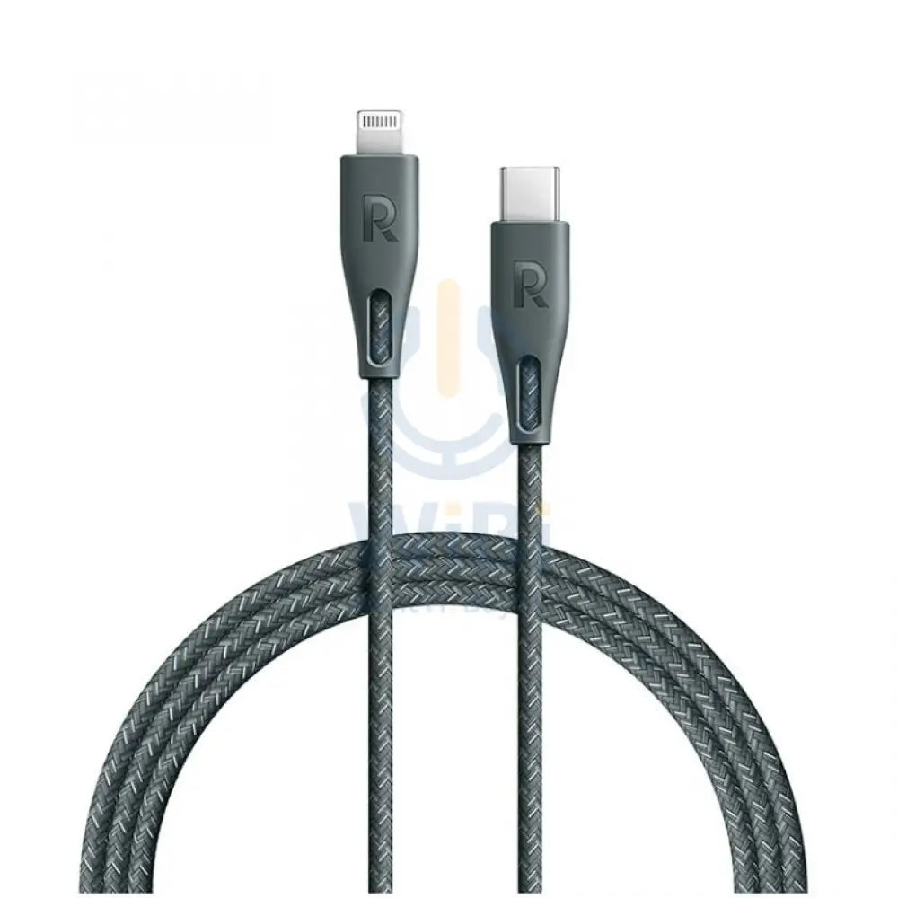 RAVPower Type-C to Lightning Charging Cable - 2 Meter / Nylon Green Accessories > Cables & Converters > Cables