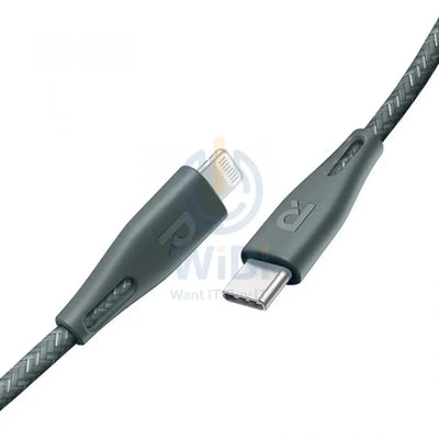 RAVPower Type-C to Lightning Charging Cable - 2 Meter / Nylon Green Accessories > Cables & Converters > Cables