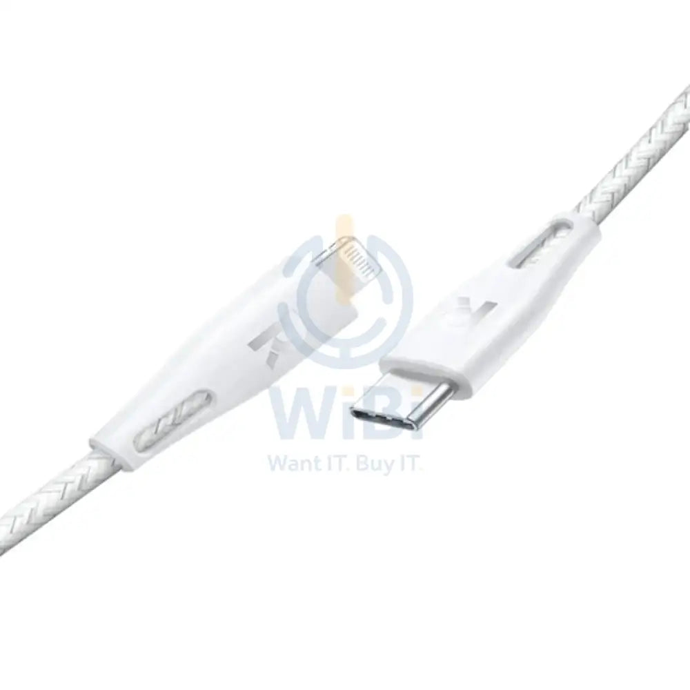 RAVPower Type-C to Lightning Charging Cable - 2 Meter / Nylon White Accessories > Cables & Converters > Cables