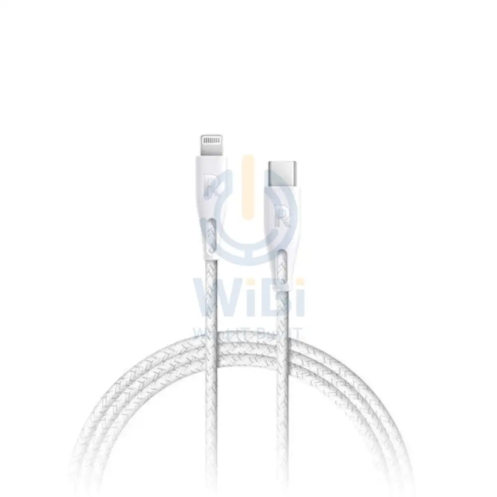 RAVPower Type-C to Lightning Charging Cable - 2 Meter / Nylon White Accessories > Cables & Converters > Cables
