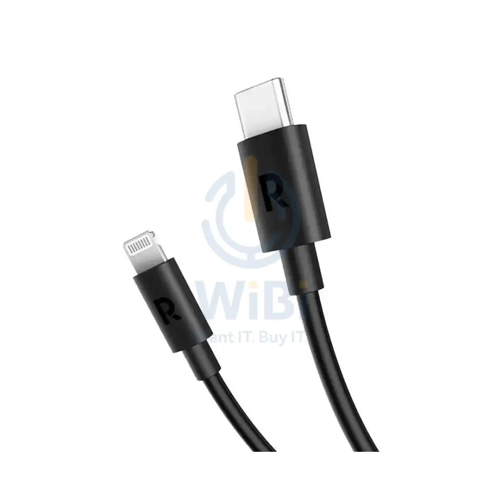 RAVPOWER Type-C to Lightning Charging Cable - 3m / Black Accessories > Cables & Converters > Cables