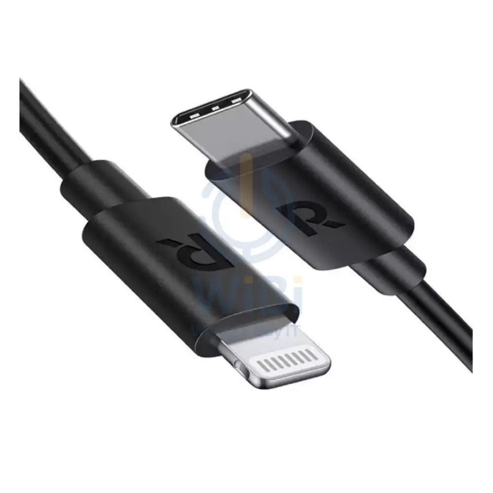 RAVPOWER Type-C to Lightning Charging Cable - 3m / Black Accessories > Cables & Converters > Cables