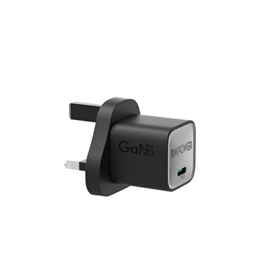 RAVPower RP-PC1057 Wall Charger with Cable - 20W / USB-C / Black