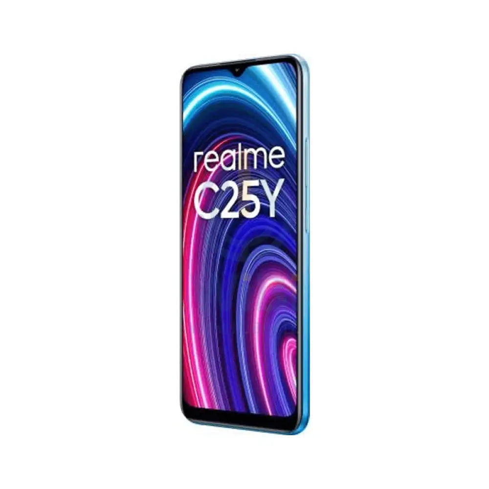 ريلمي C25Y - 128 جيجابايت / 6.5 بوصة LCD / واي-فاي / 4جي جلاسيه أزرق - هاتف