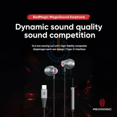 Red Magic Magicsound Earphones-Type-C Accessories > Audio > Headphones