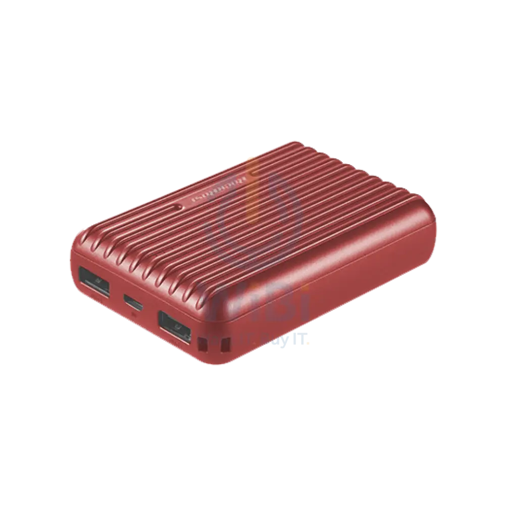 RockRose 10000mAh Portable & Compact Power Bank - Red Accessories > Power Bank