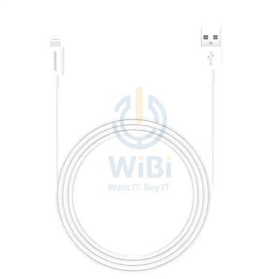 RockRose 2.4A Fast Charge - Lightning Cable / 100CM / PVC Material / White Accessories > Cables & Converters > Cables