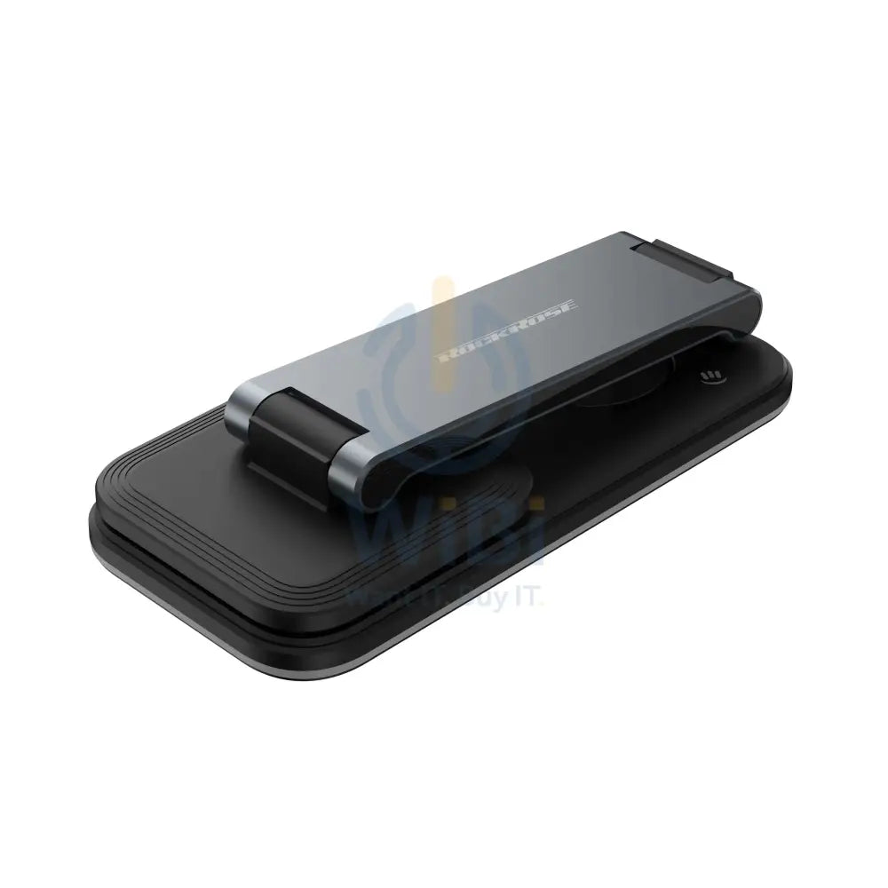 Rockrose 3-in-1 Foldable Wireless Charging Stand Compatible with MagSafe - Black Accessories > Power Adapters