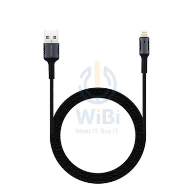 RockRose Armour AL 2.4A Lightning Cable - 1M / Black / Midnight Blue Accessories > Cables & Converters > Cables