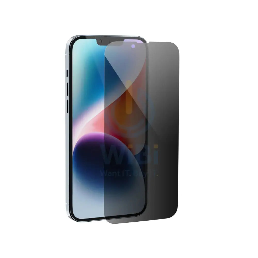 RockRose Crystal Clear Privacy Tempered Glass Protector for iPhone 14 Accessories > Mobiles & Tablets > Mobiles >