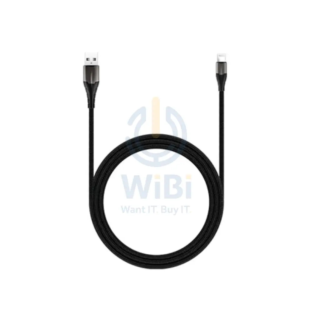 RockRose Knight AL 2.4A Lightning Cable - 1M / Black / Gray Accessories > Cables & Converters > Cables