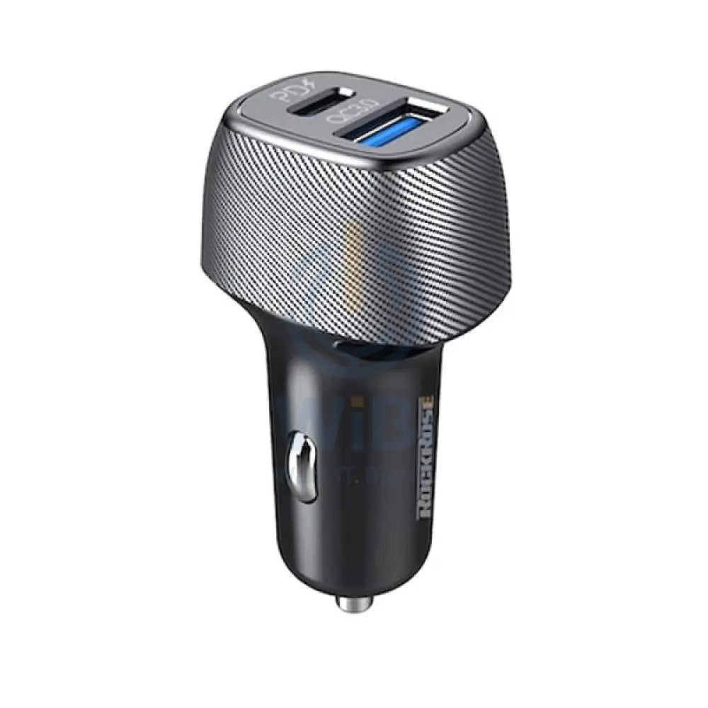 Rockrose Safari PQ PD & QC 3.0 2-Port Car Charger - Black Accessories > Power Adapters