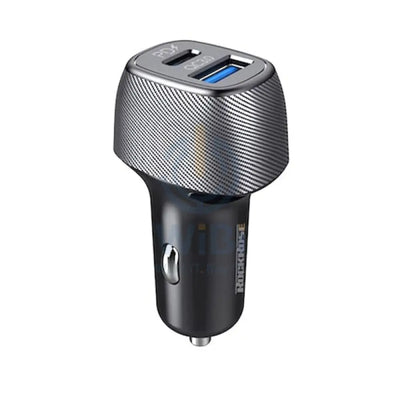 Rockrose Safari PQ PD & QC 3.0 2-Port Car Charger - Black Accessories > Power Adapters
