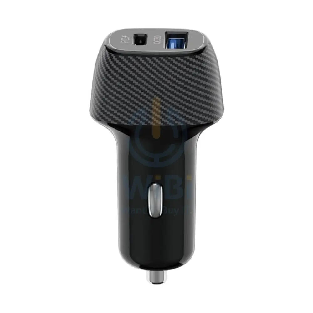 Rockrose Safari PQ PD & QC 3.0 2-Port Car Charger - Black Accessories > Power Adapters