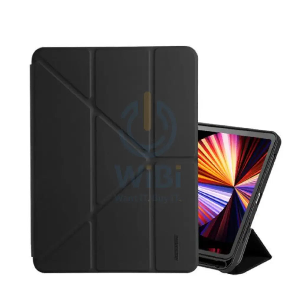 Rockrose Smart Tri-Fold Origami Folio For iPad Pro 12.9 Inch - 2021 Accessories > Mobiles & Tablets