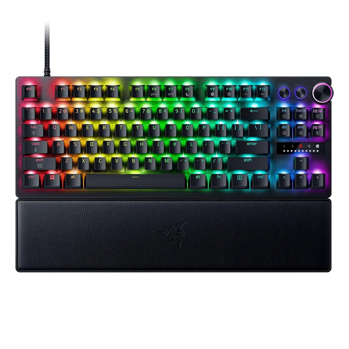Razer Huntsman V3 Pro Tenkeyless 8KHz Esports Wired Gaming Keyboard With Analog Optical Switch Gen 2 - Black