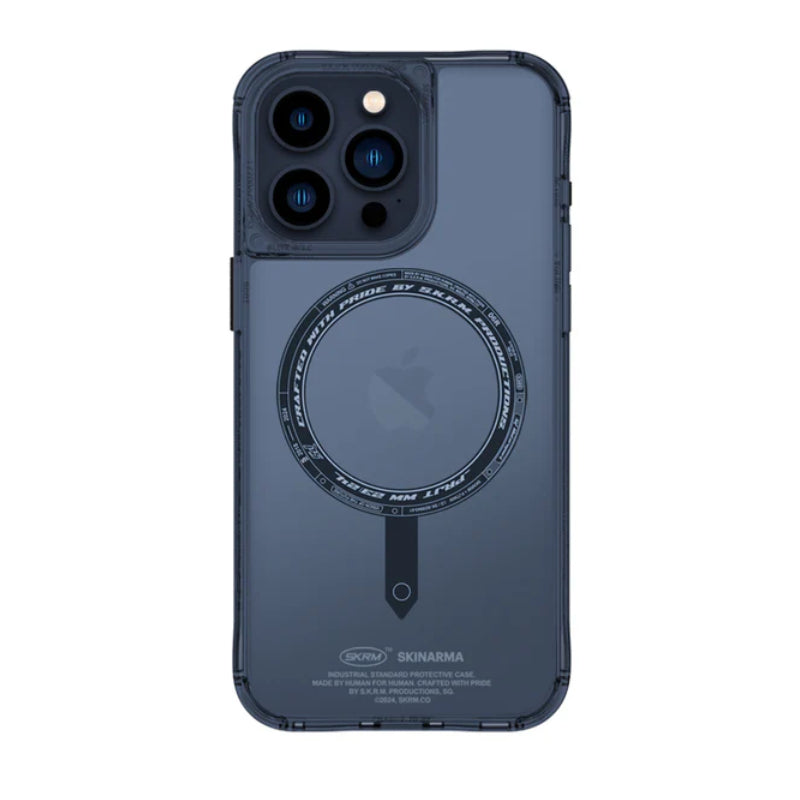 SKINARMA SAIDO Mag-Charge With KADO Card Holder - iPhone 15 Pro / Blue Accessories > Mobiles & Tablets > Mobiles >