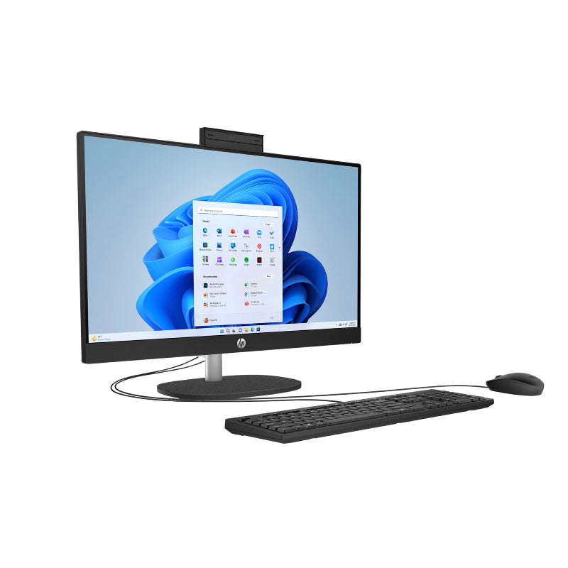 HP 24-CR1008NE AIO PC - Ultra 7 155U / 16GB / 512GB (NVME M.2 SSD) / 23.8" FHD Non-Touch / Win 11 Pro / Jack Black / 1YW - Desktop