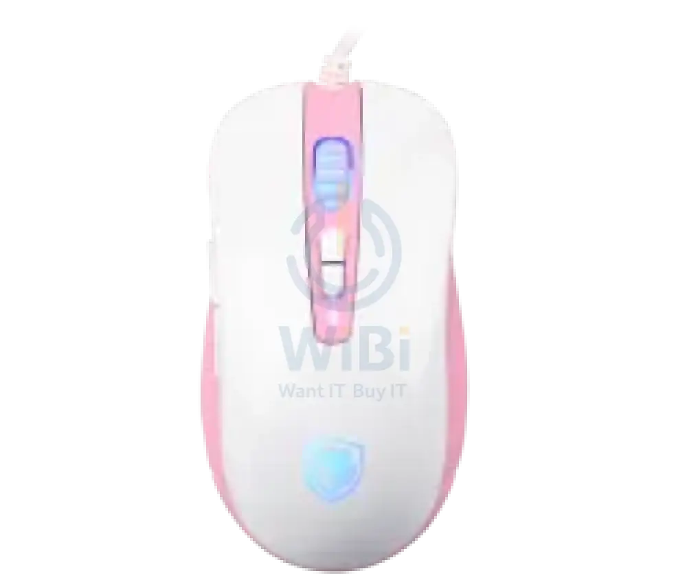 Sades Musket Gaming Mouse - White & Pink -S15 Accessories > Keyboard & Mouse > Gaming Zone
