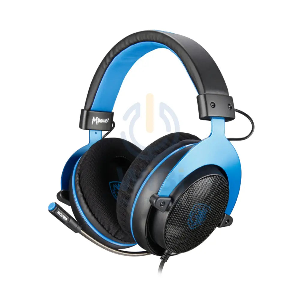 SADES SA-723 MPOWER Multi-Platform Gaming Headset - Over-Ear / Wired / Blue Accessories > Audio > Headphones > Gaming