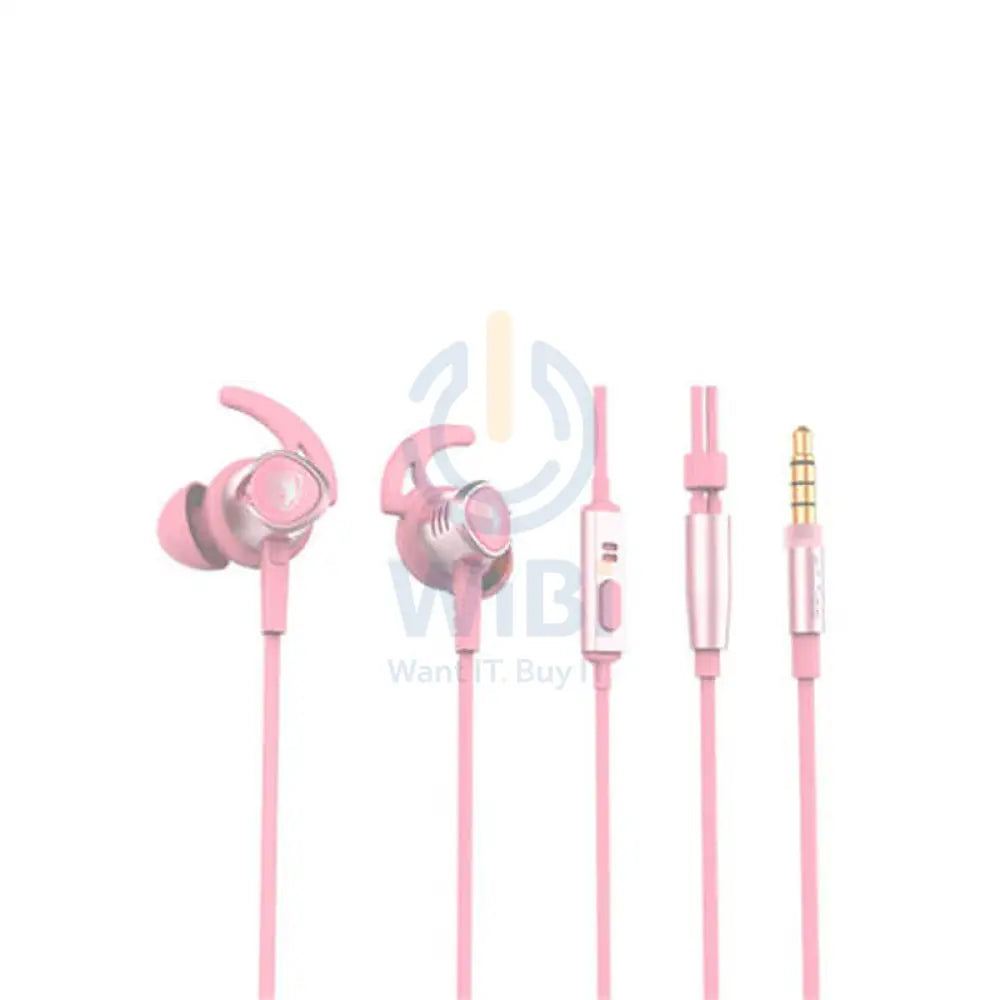 Sades Wings20 Gaming Earphone(SA-606) pink Accessories > Audio > Headphones