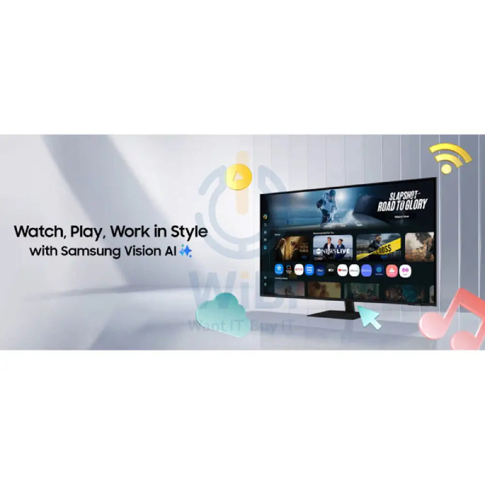 Samsung 43’’ Smart Monitor M7 M70F - 43.0’’ 4K UHD / 4ms / 60Hz / Wi-Fi / Bluetooth / HDMI 2.0/USB-C - Smart Monitor